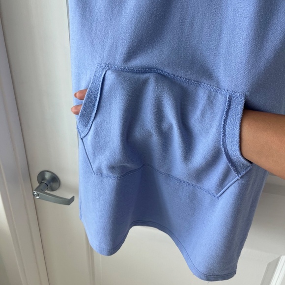 Flirtitude Active Blue Lace-Up Hoodie Dress Size S - Picture 3 of 8